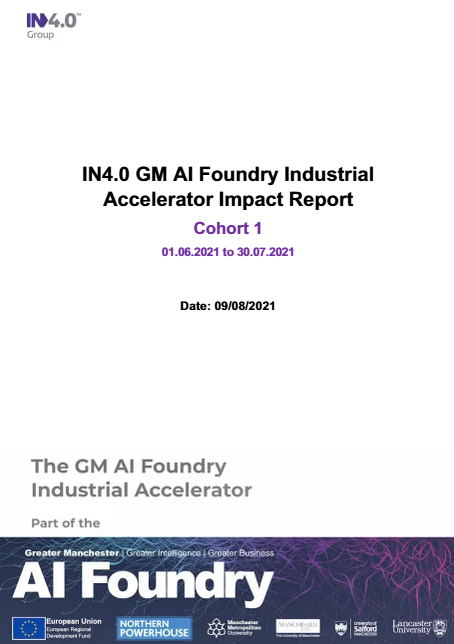 IN4 Group GM AI Foundry Industrial Accelerator Impact Report 2021 thumbnail