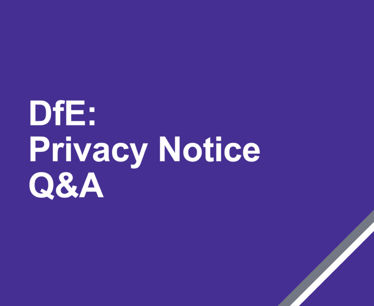 DfE Privacy Notice Q&A thumbnail