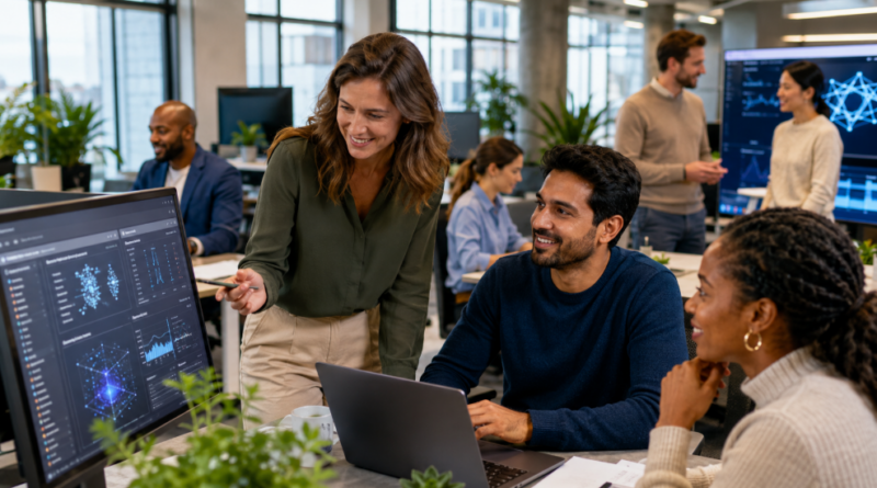 AI upskilling for employees in the workplace